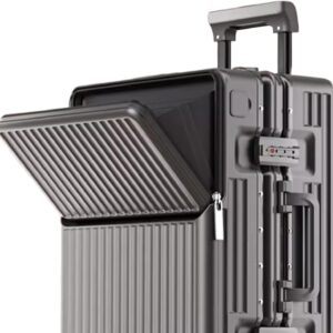 Zipperless Luggage Polycarbonate Aluminum Hardshell